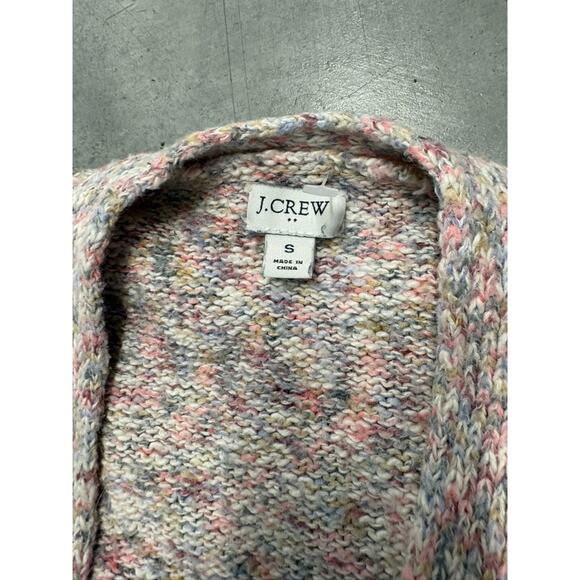 Soft Rainbow Confetti Cotton-Blend J.Crew Cardigan S - Picture 2 of 11